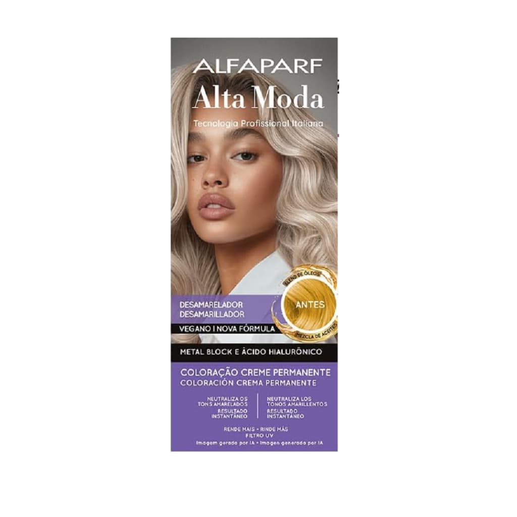 Coloração creme Desamarelador Alta Moda Alfaparf