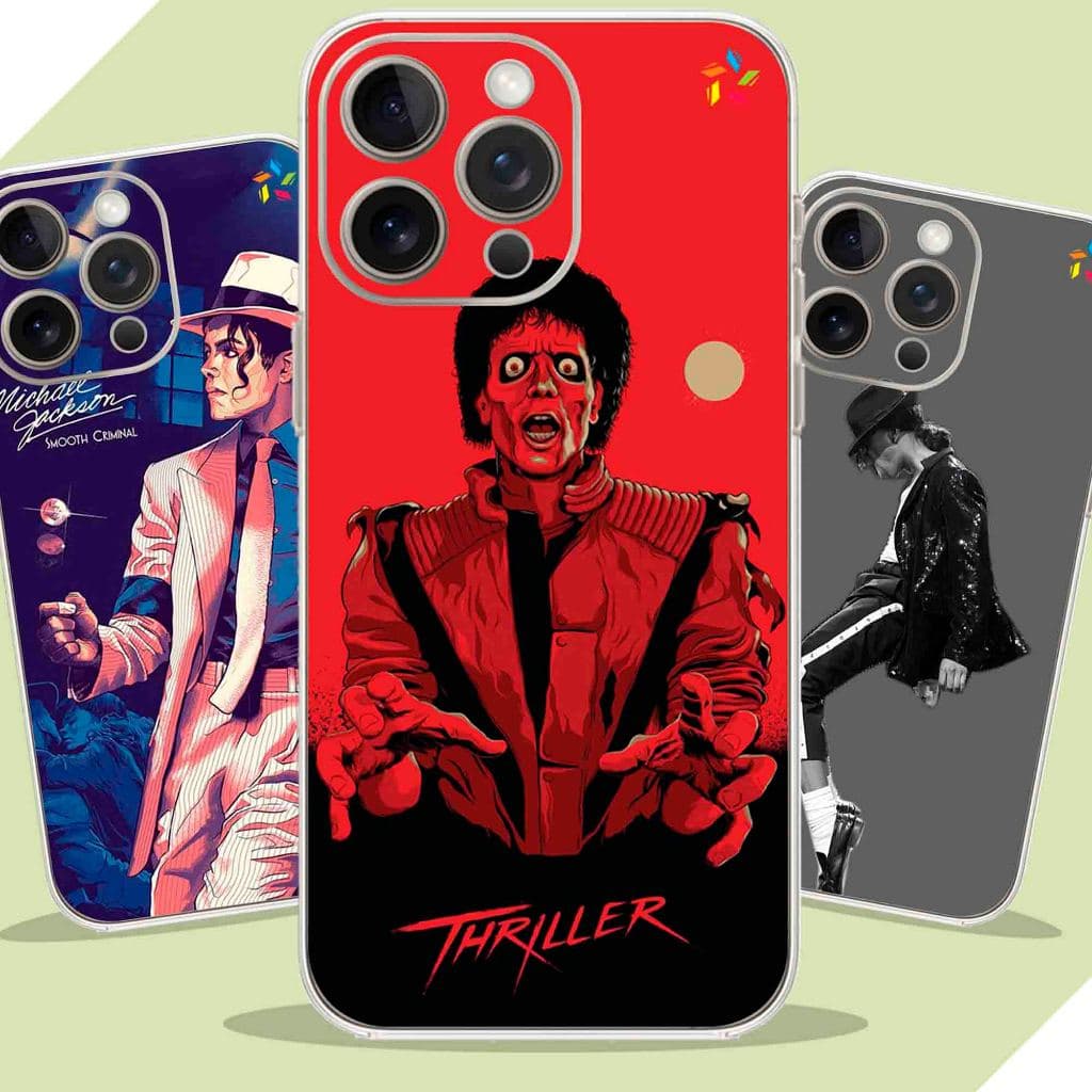 Capa Capinha personalizada Anti-Impacto - Coleção Michael Jackson - Para Todos Modelos de Celular