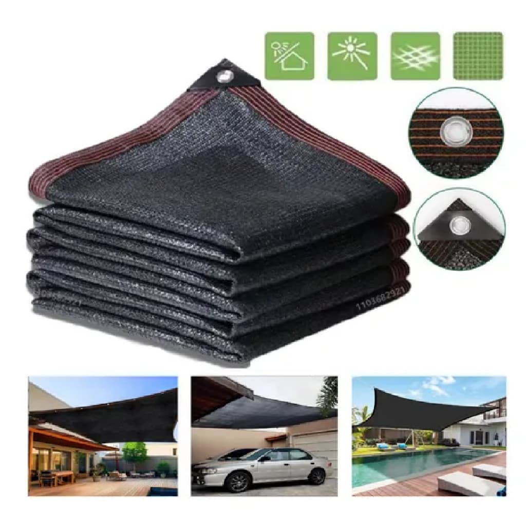 Tela Sombreamento Cobrir Garagem Piscina 2x6 Sombrite 80%
