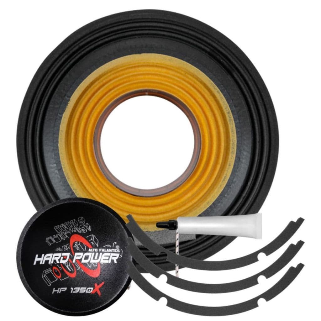 Kit Reparo Alto Falante Hard Power Hp 1350x 12 Pol. Cor 4 Ohms
