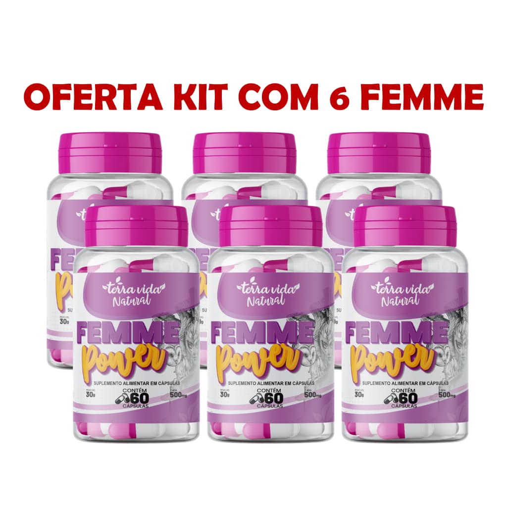 Kit 6 Femme - Bumbum, Coxas, Pernas e Glúteos Oferta