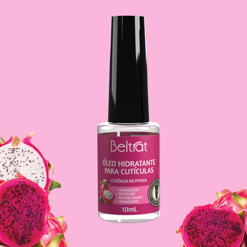 Óleo Hidratante de Cutículas Pitaya Beltrat 10ml Finalização Unhas