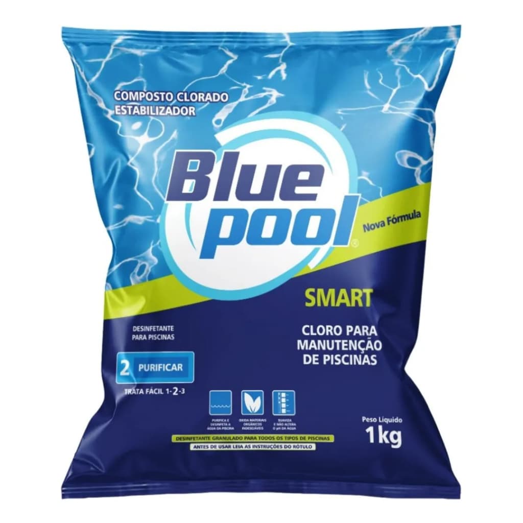 Cloro para Limpeza de Piscina Bluepool 1KG -  Astral Pool