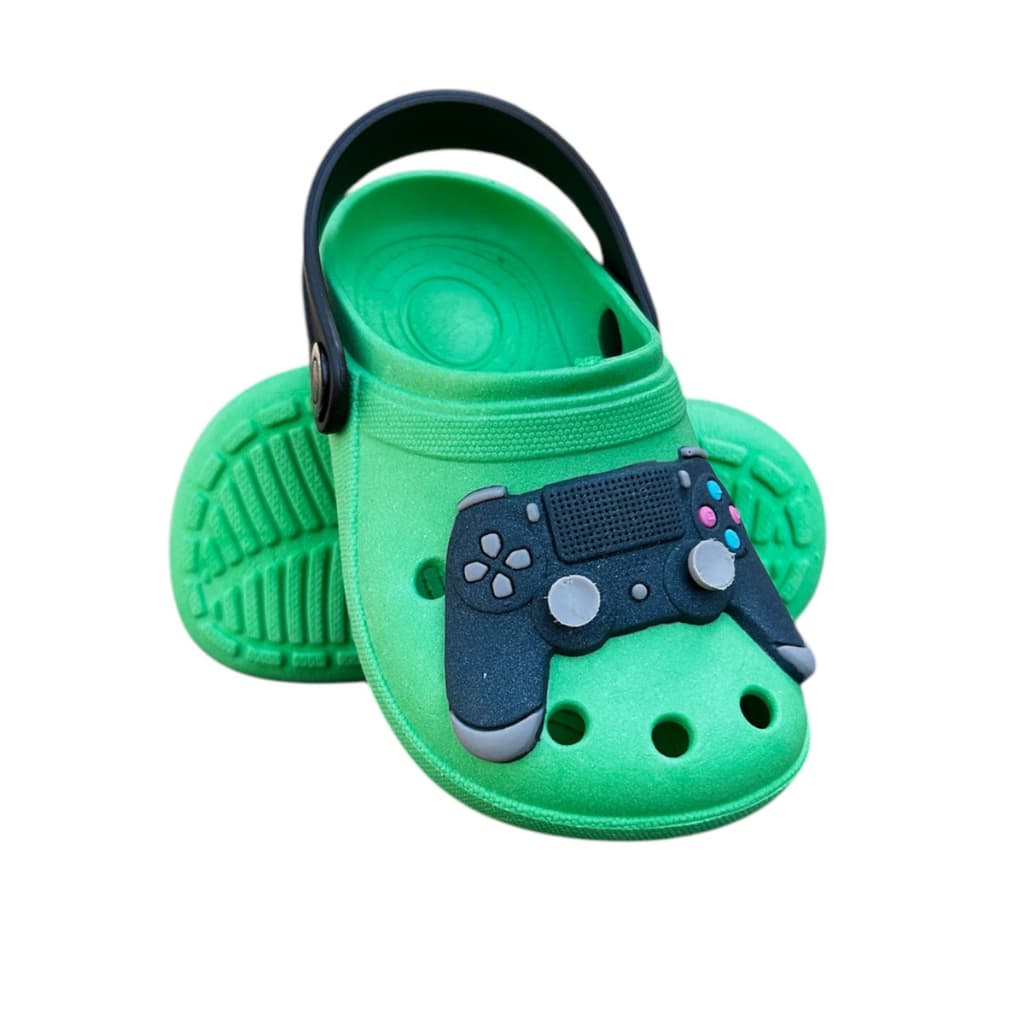 Babuche Infantil Menino Controle Video Game Emborrachado Leve Macio Criança