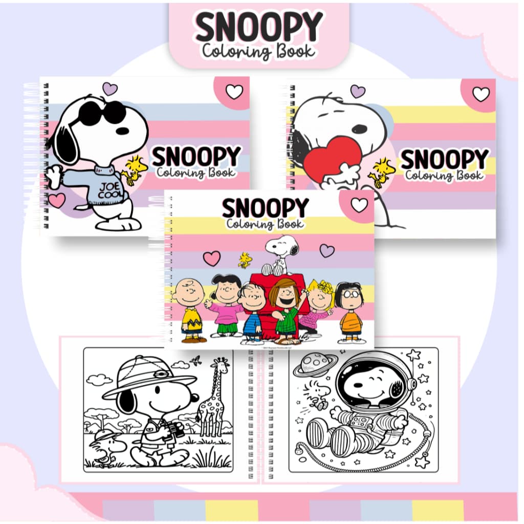 Livro de Colorir SNOOPY Capa Dura