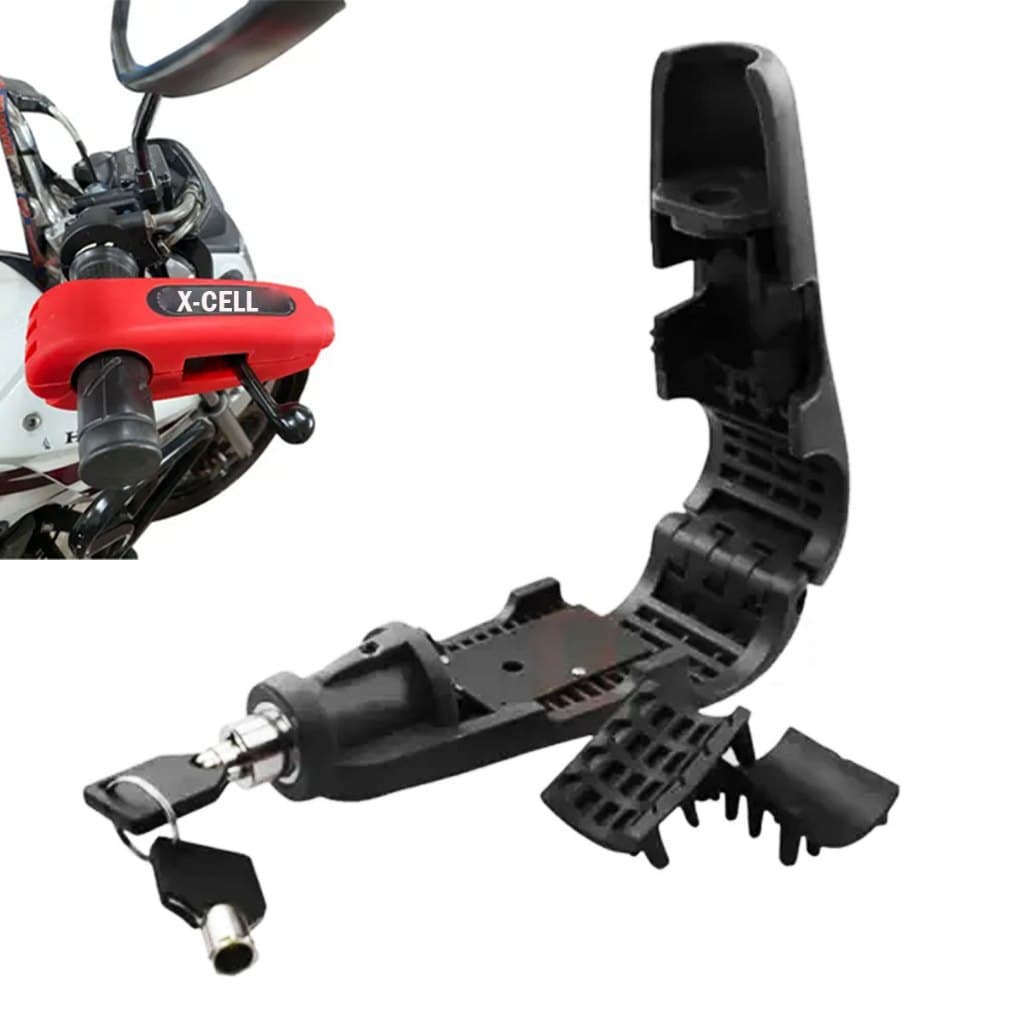 Cadeado Trava De Manete Para Freio De Moto Trava Anti Furto Para Motociclistas Com Chave