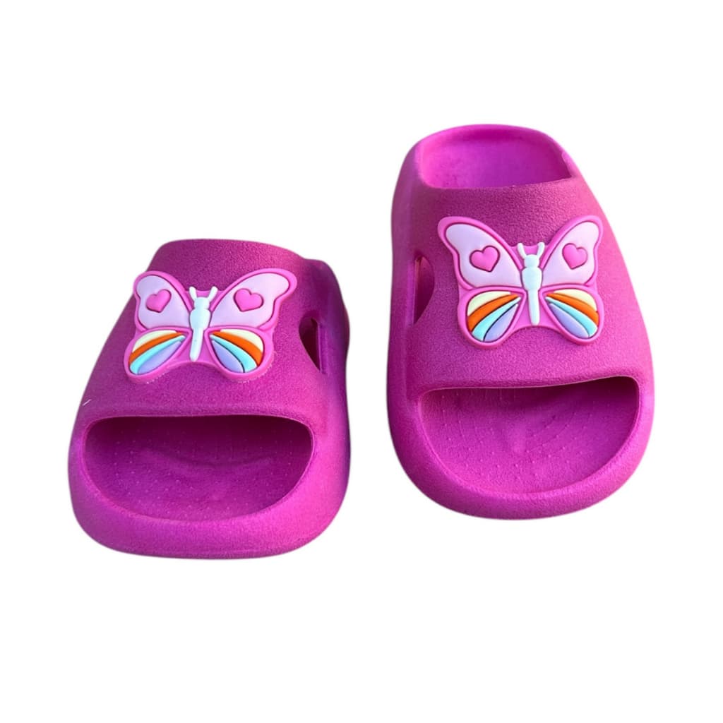 Chinelo Nuvem Borboleta Menina Babuche Confortavel Macio Moda