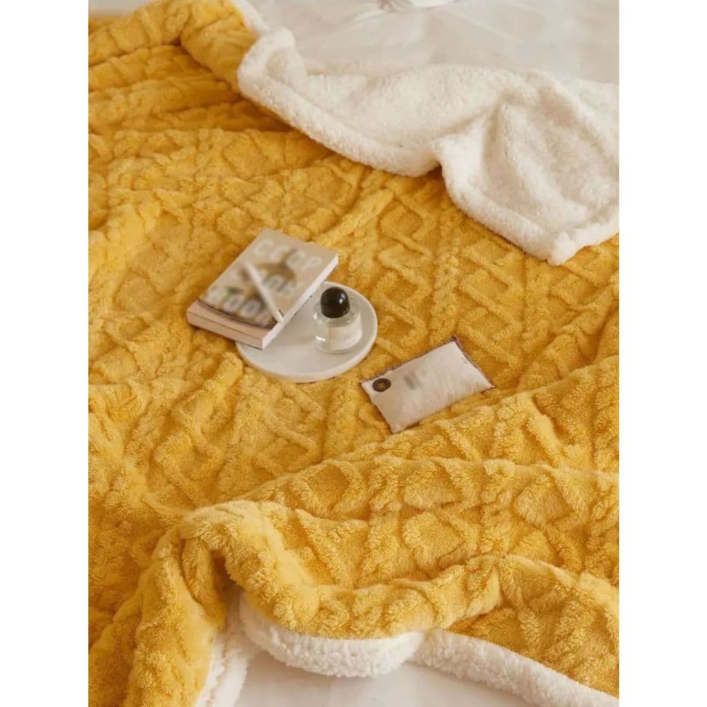 Cobertor Manta Com Sherpa Dupla Face Luxuoso 2,20x1,90 Promocao