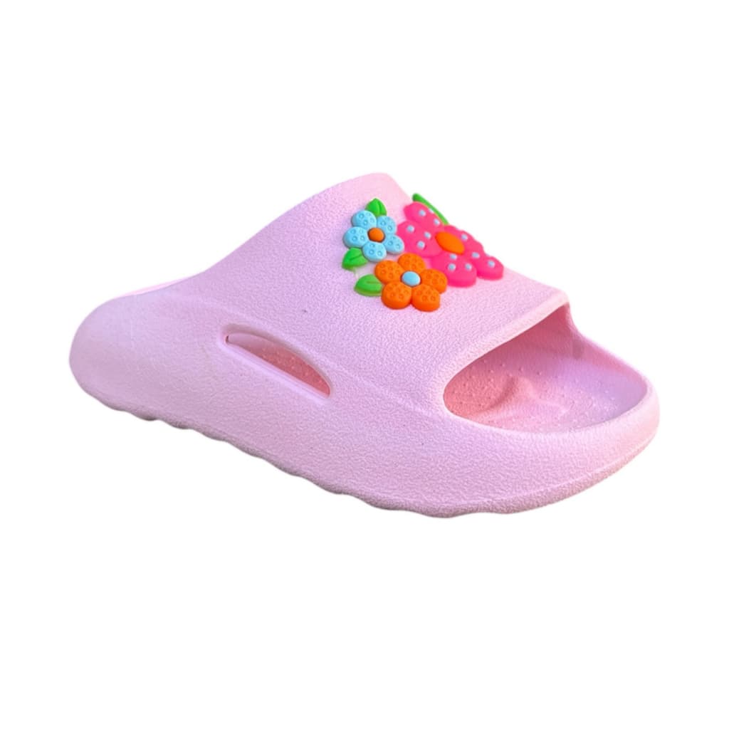Chinelo Nuvem Flor Menina Babuche Confortável Macio Moda