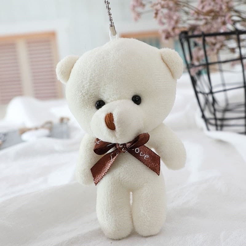 Chaveiro de Ursinho 12cm Ursinho de Pelucia Pingente de Bolsa