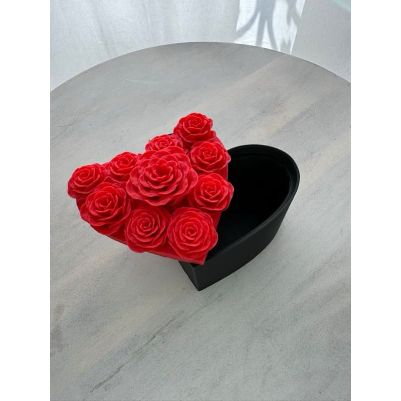 Porta-Jóias de Rosas 3D Decorativo | Organizador Criativo Elegante Presente