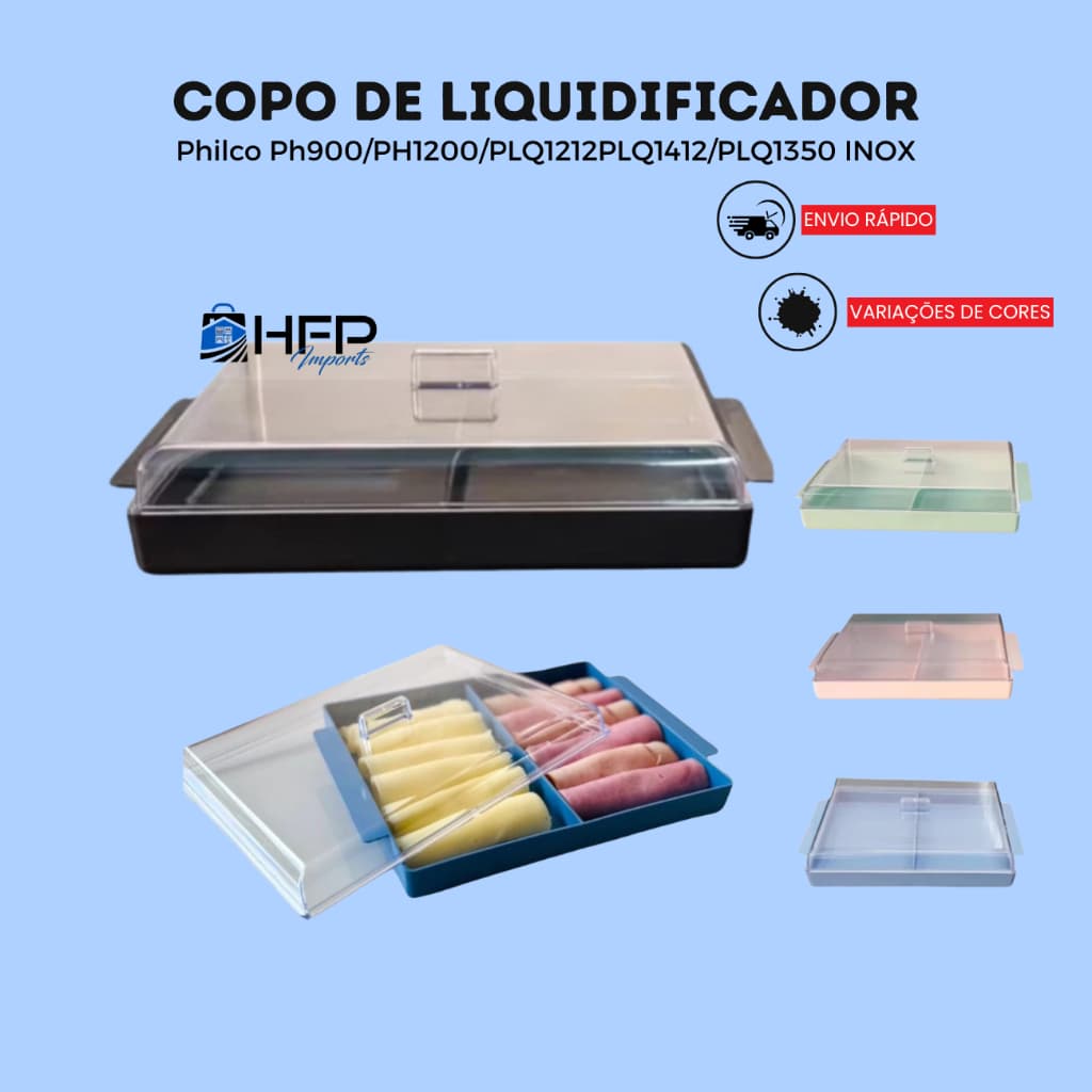 PORTA FRIOS DUPLO COM TAMPA