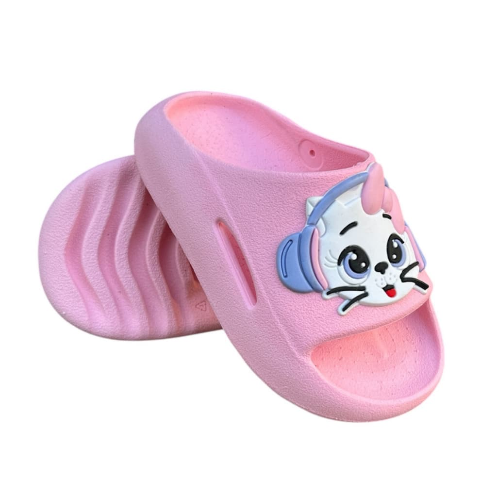 Chinelo Nuvem Gatinha Fone Babuche Moda Confortavel Leve