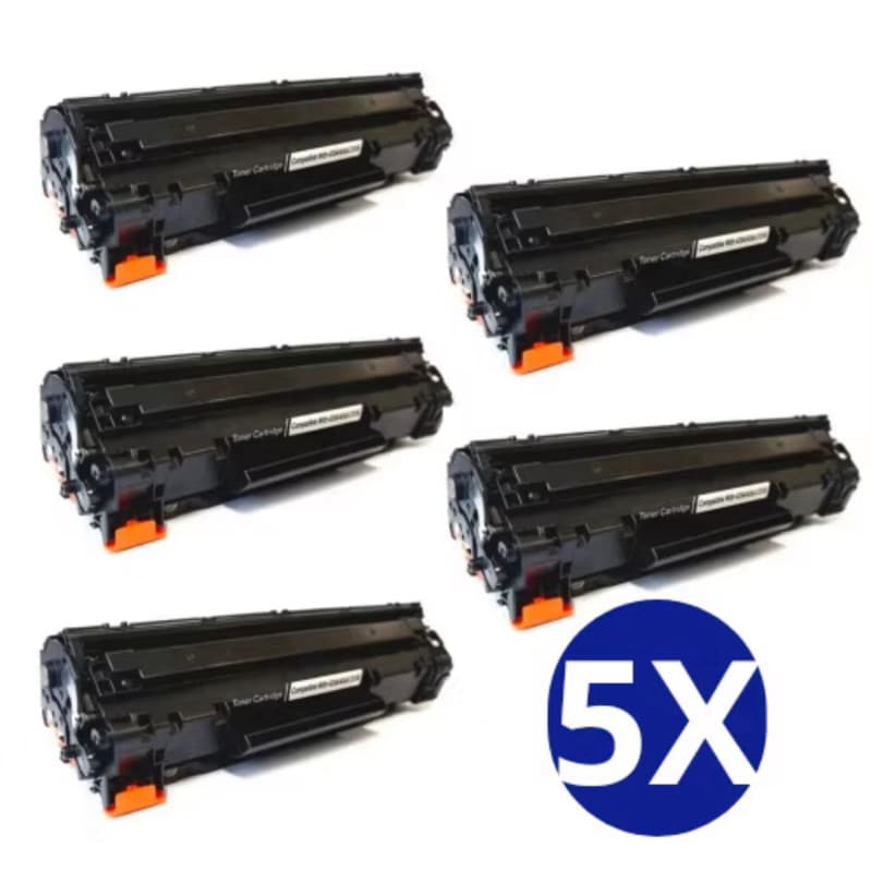 Kit 5 unidades Toner Compatível com HP 85A CE285A M1132 M1212 P1102 promoção