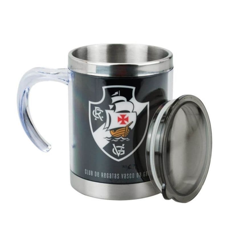 Caneca Térmica Com Tampa 450ml - Vasco