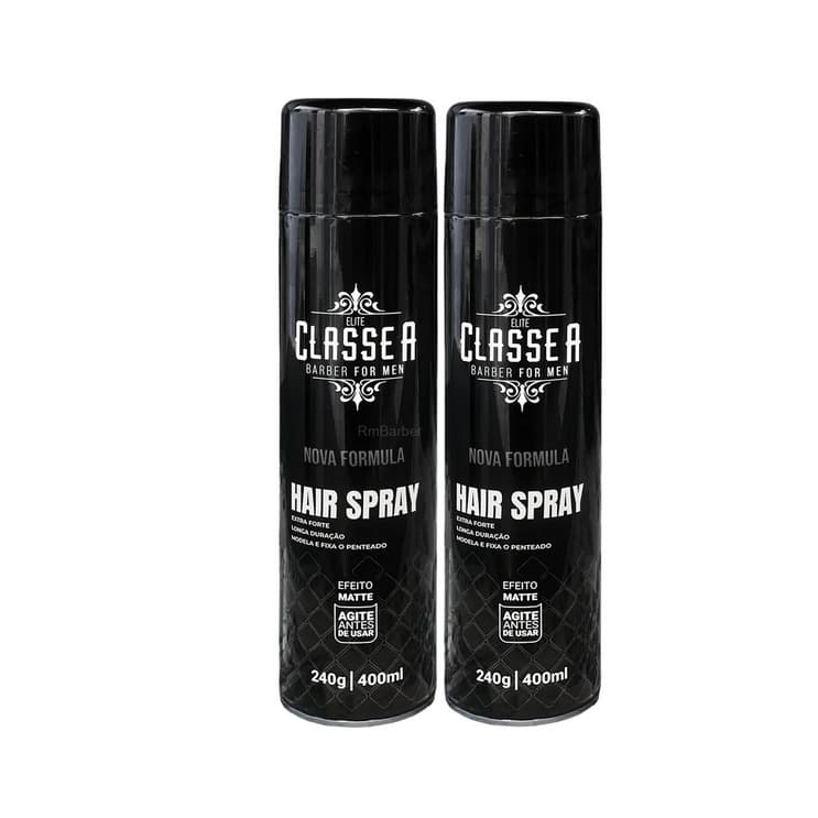 Hair Spray Masculino Modelador – Acabamento Natural e Fixação Forte classe a laque
