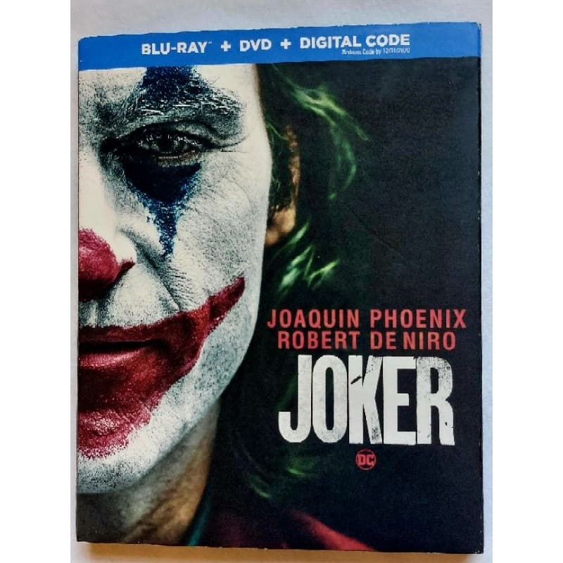 blu ray + dvd Joker coringa IMPORTADO COM LUVA SEMINOVO SOMENTE INGLES ESPANHOL  FRANCES