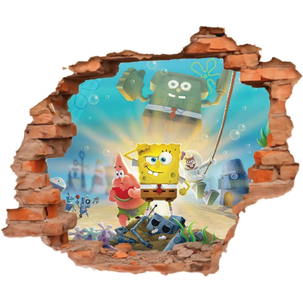 Papel de parede BOB ESPONJA - MEDIDA 85x100 CM