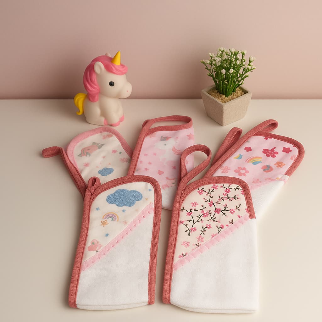 Fraldinha de  Boca para bebe - kit com 5