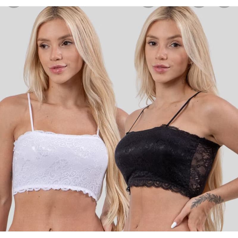 Top Faixa Renda sem Bojo Conforto feminino