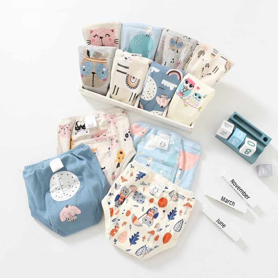 Kit 2 Cuecas/Calcinhas De Treinamento Desfralde super Premium Happyflute