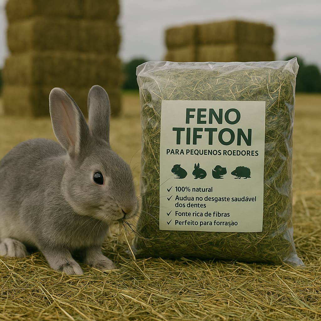 Feno Pequenos Pets Super Premium Para Coelhos, Porquinho Da Índia e Roedores