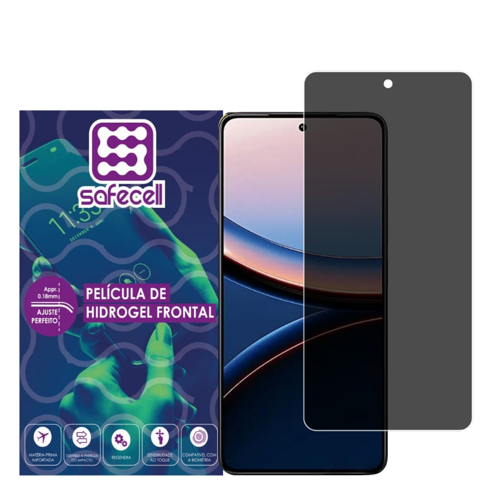 Película Frontal Hydrogel Privacidade Para Poco F7 Pro