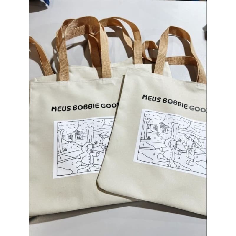 BolsaS EcoBag  para colorir  estampas animadas  30x32