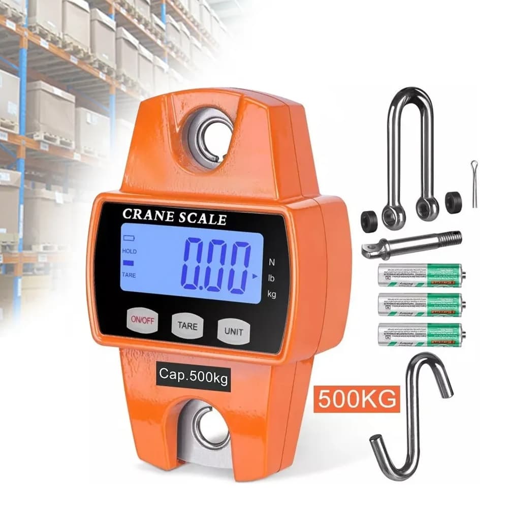 Balança Industrial Digital Portátil Lcd Suspensa 500 Kg