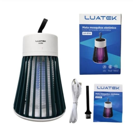 Mata Mosquito Eletrônico c/ Lâmpada Ultravioleta - Luatek - LK-5110