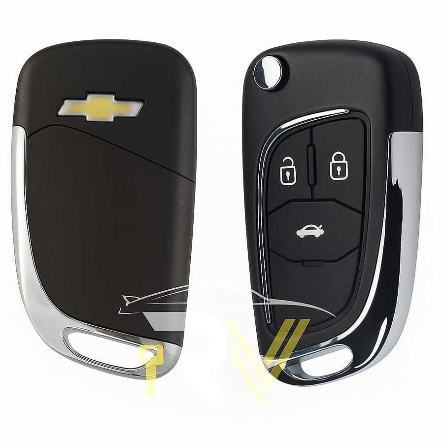 Capa Carcaça Chave Canivete Chevrolet Gm Onix Cobalt Cruze Prisma Cruze 3 Botões Modelo Novo