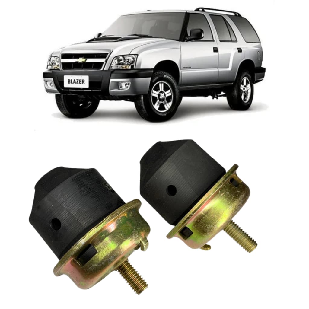Par Batente Suspensão Bandeja Dianteira S10 Blazer Pneu