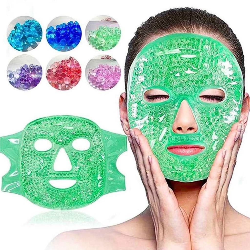 Máscara Relaxante Em Gel Facial Térmica Quente Fria