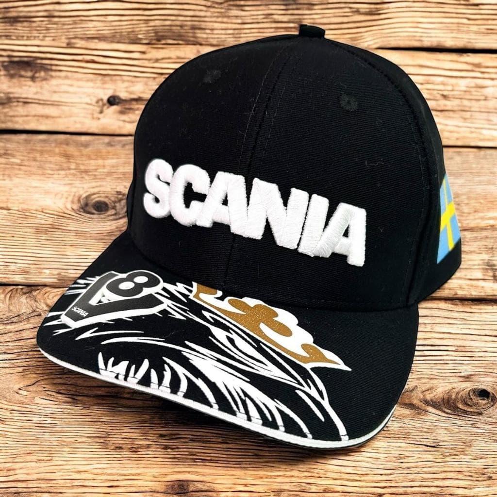 Boné Aba Curva Scania Caminhoneiro Trucker Promoção Autos