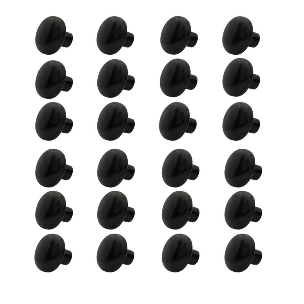 Conjunto 24 Puxadores Vitória Para Móveis Porta Gaveta Armário Cozinha Redondo Bigfer