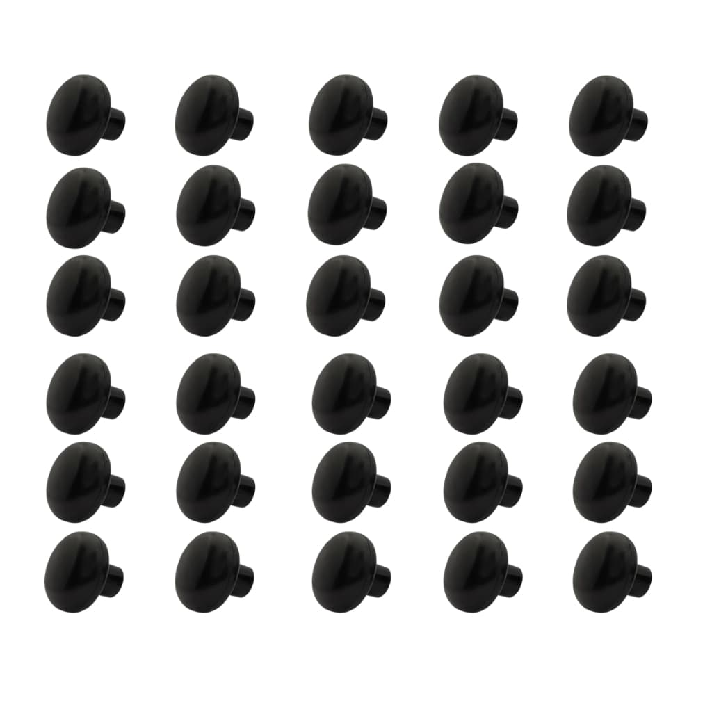 Conjunto 30 Puxadores Vitória Para Móveis Porta Gaveta Armário Cozinha Redondo Bigfer