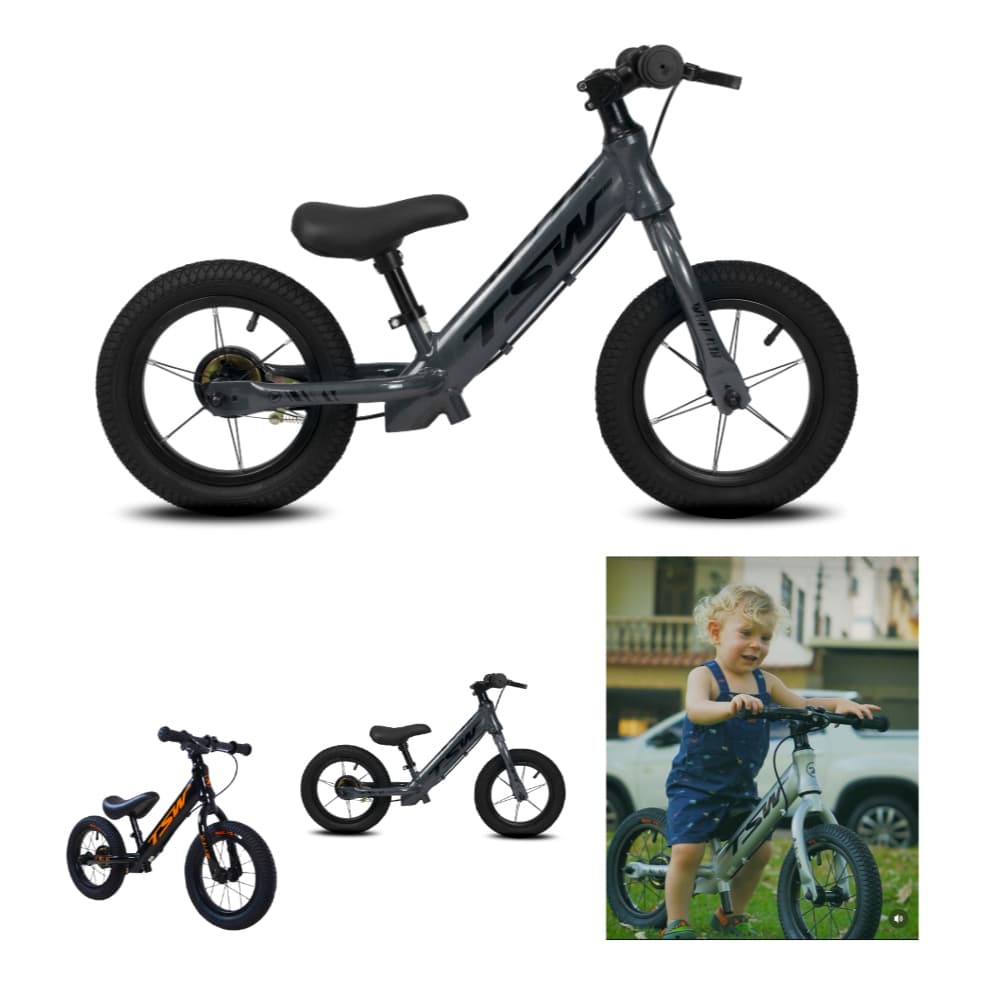 Bicicleta Infantil Sem Pedal Equilíbrio Balance Motion Aro 12 Alumínio Tsw