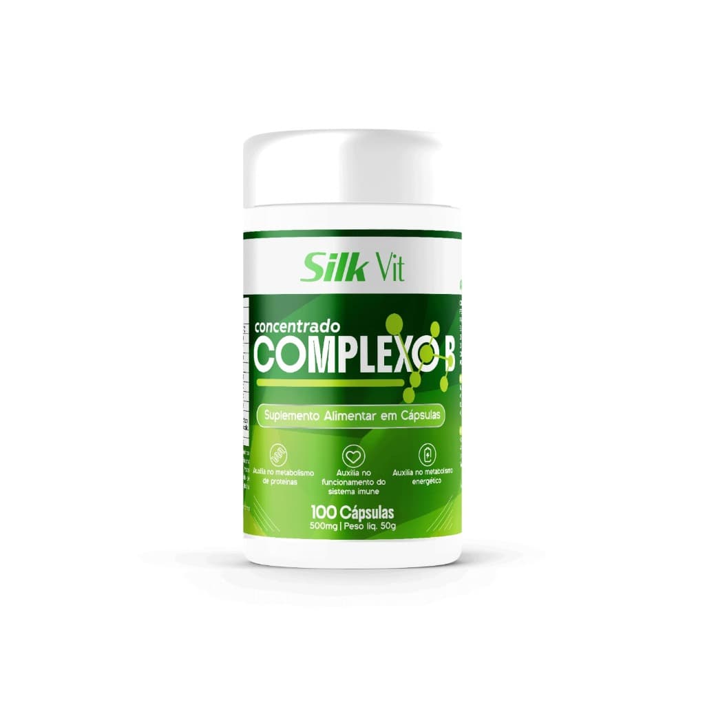 Complexo B Concentrado Vitamina B12 C/100 Cápsulas SILK VIT METILCOBALAMINA