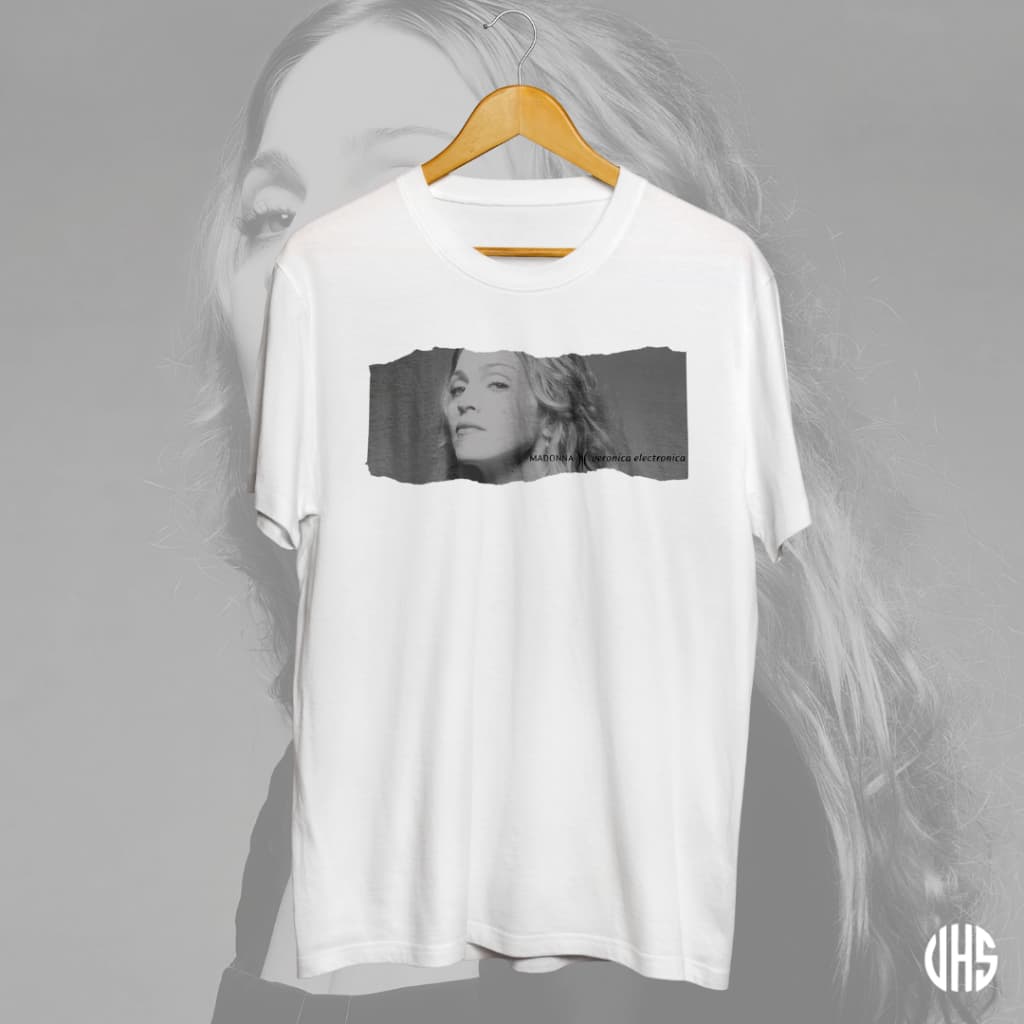 Camisa Madonna Veronica Electronica Algodão Unissex