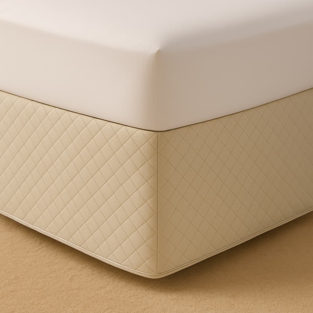 Saia Box Matelada Com Elástico Queen/Padrão/King/Solteiro Para Cama Box