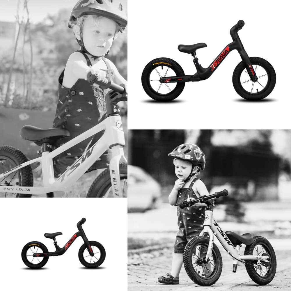 Bicicleta Aro 12 Infantil Balance Buddy Sem Pedal Rava