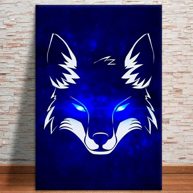 Quadro Decorativo Raposa Mascote Futebol MDF 20x30 35x45 60x40
