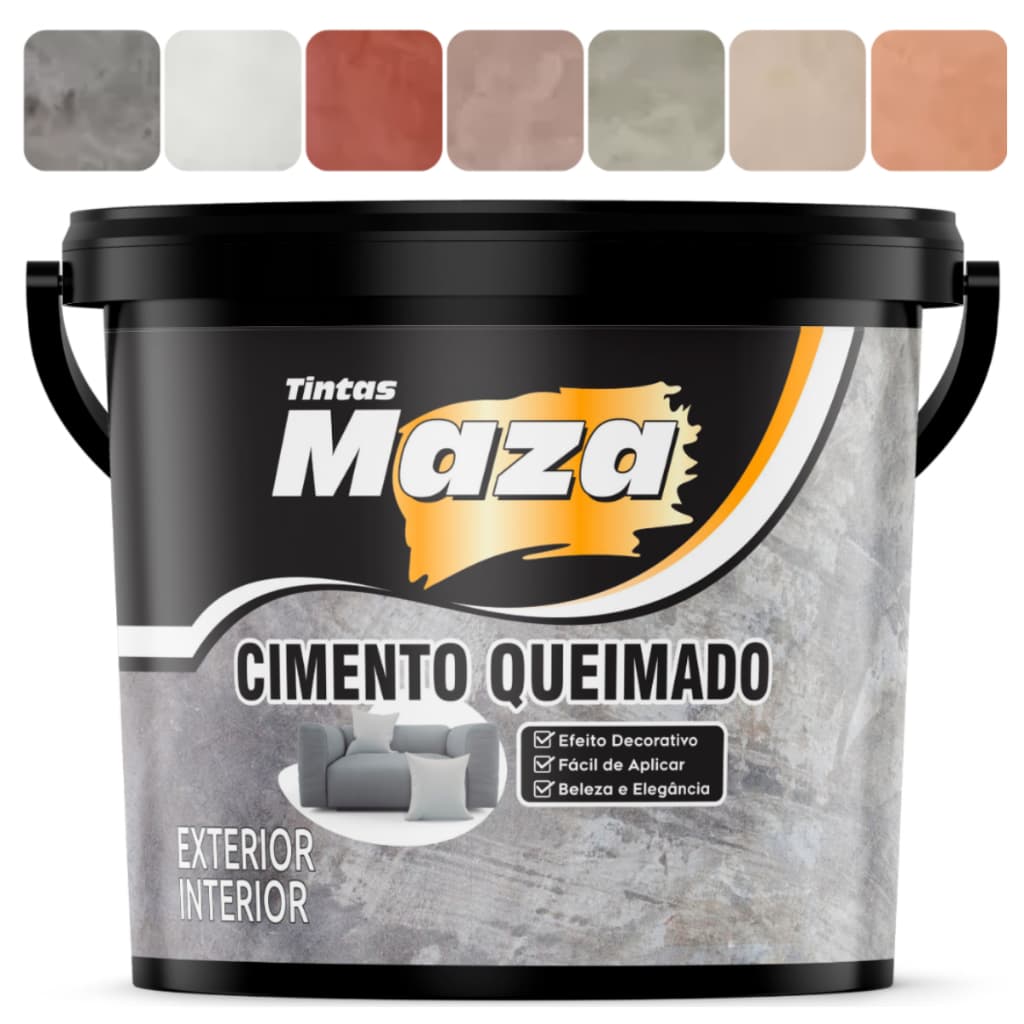 Efeito Cimento Queimado Maza Cores 5,6kg
