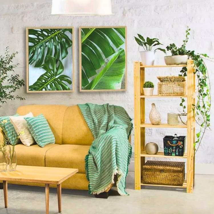 Estante Pinus 5 Prateleiras para Plantas e Horta Vertical – Estilo e Natureza em Casa!