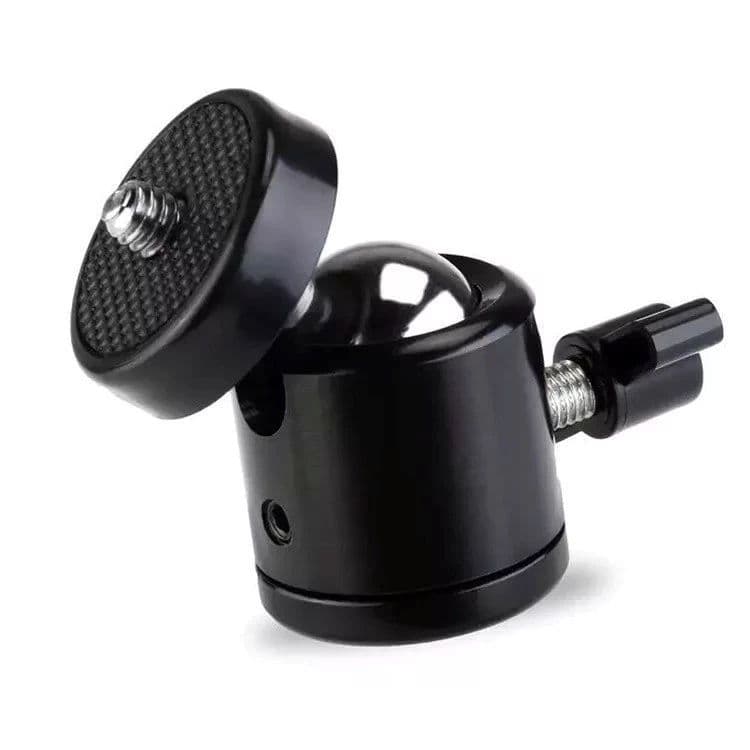 cabeça de tripé mini ball head rosca 1/4 suporte