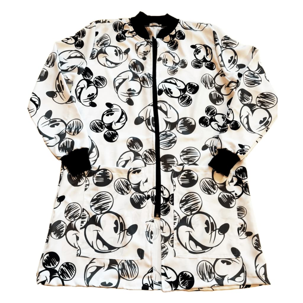 Jaleco Feminino Tematico Mickey Mouse Para Profissionais Confort