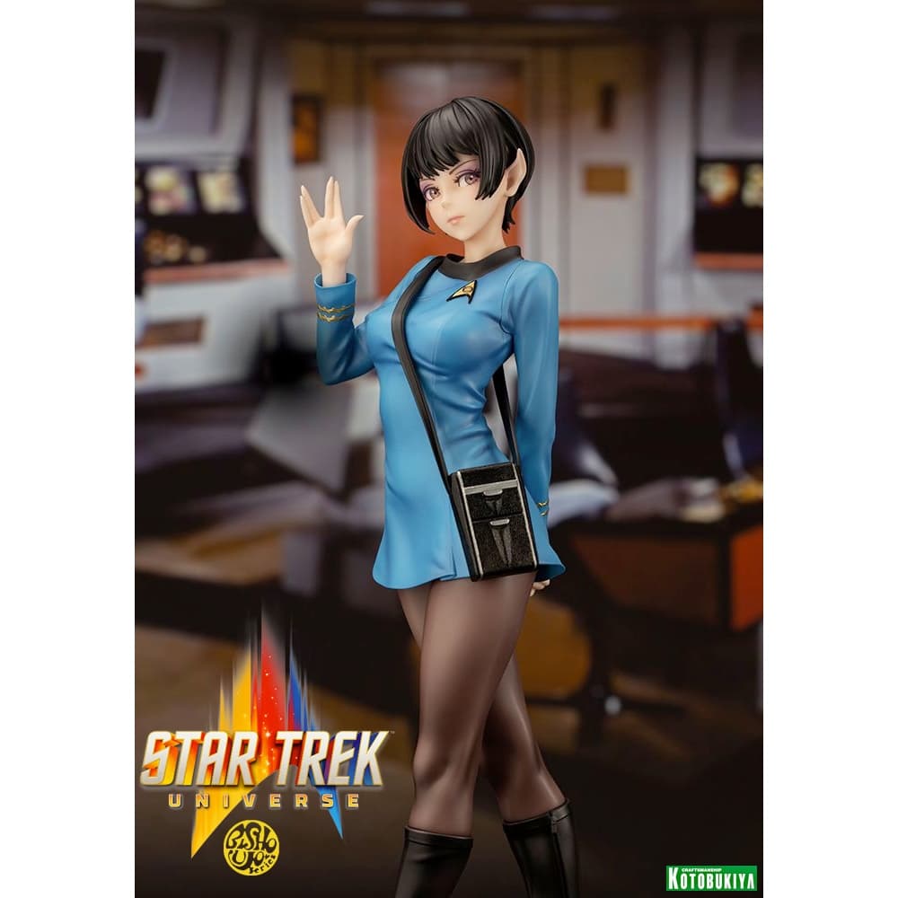 Action Figure  Star Trek “Oficial Vulcaniana” Bishoujo – Ilustração de Shunya Yamashita Produto no Brasil!