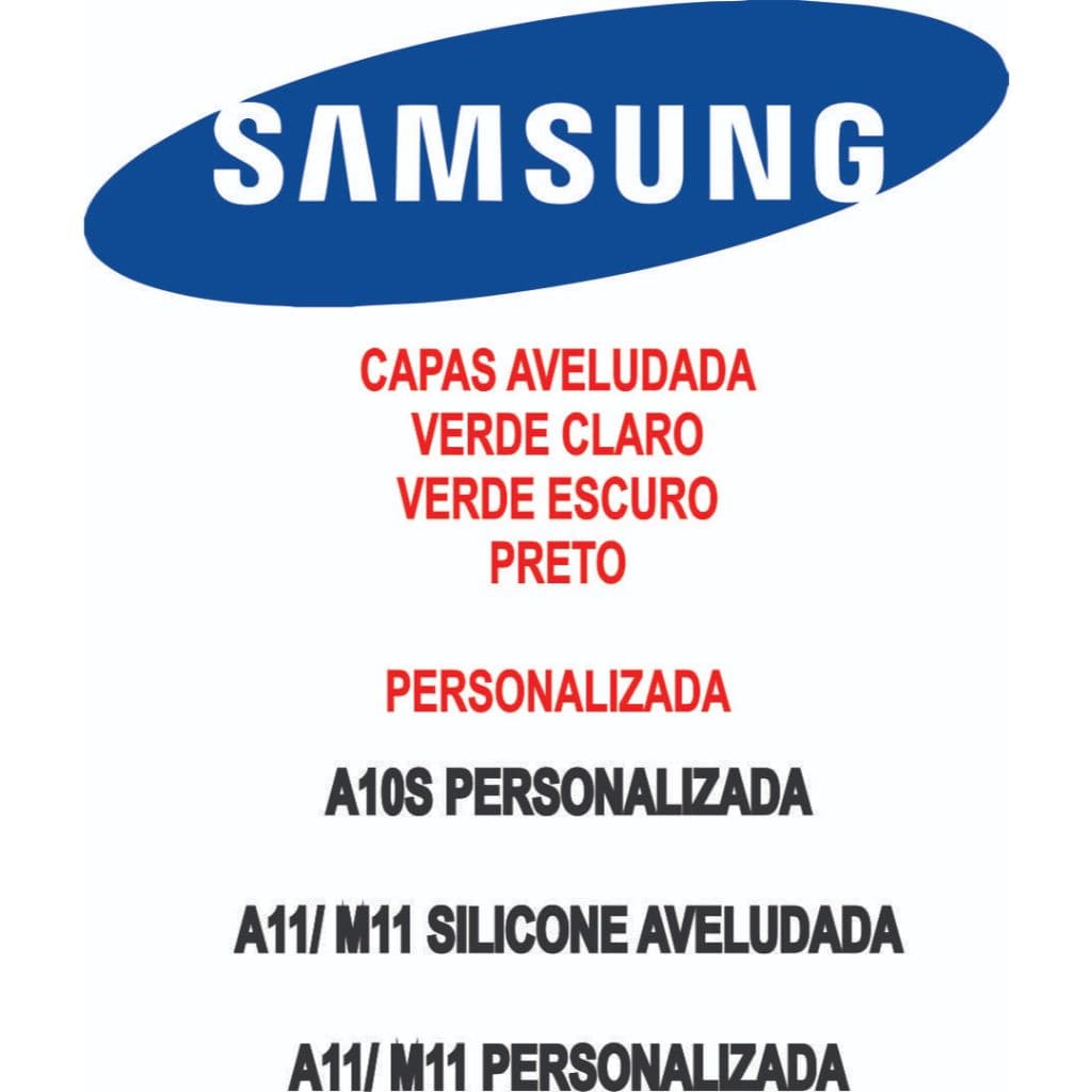 CAPA SAMSUNG A10S PERSONALIZADA  A11/M11 PRETO VERDE CLARO VERDE ESCURO  E A11/M11 PERSONALIZADA