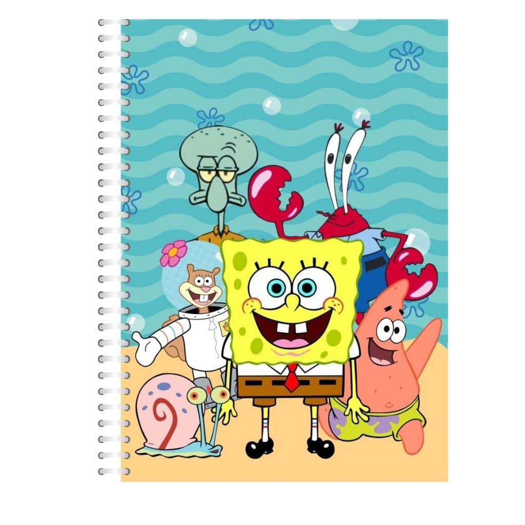 CADERNO 1 MATÉRIA BOB ESPONJA