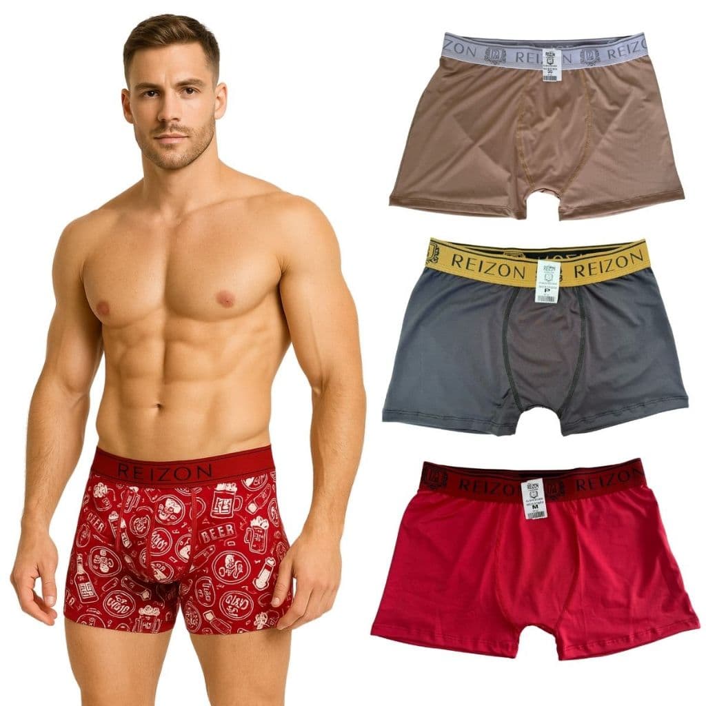 Kit Cuecas Boxer Masculinas Microfibra – Estilo e Qualidade